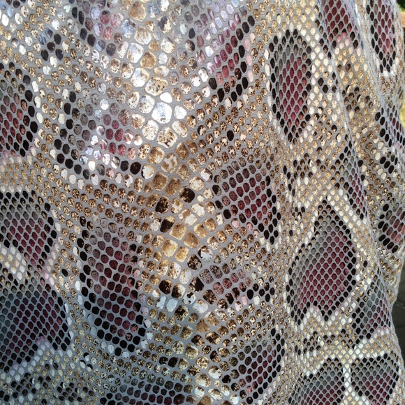 Soriel  NY Tote bag snake print detachable pouch - Picture 7 of 7